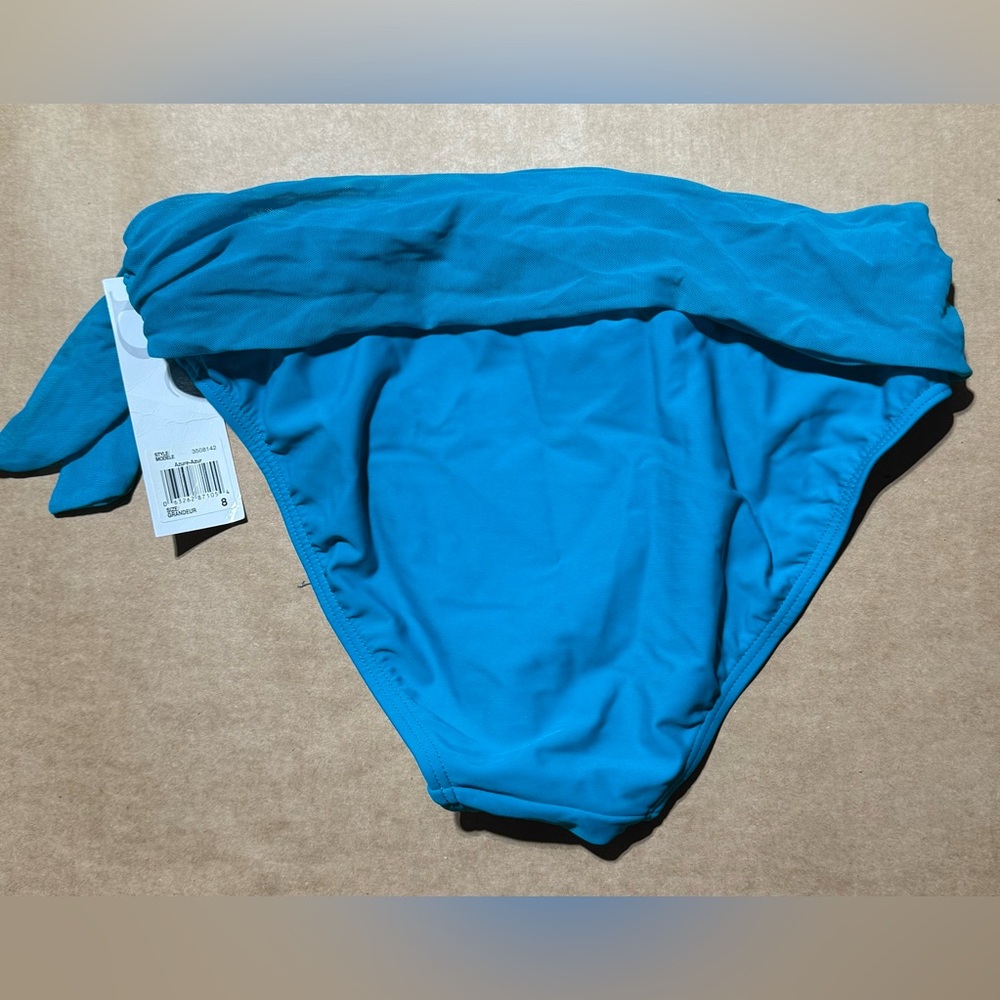 Women’s Be Creative Size 8 Bikini Swim Bottom Azure NWT - Picture 2 of 2